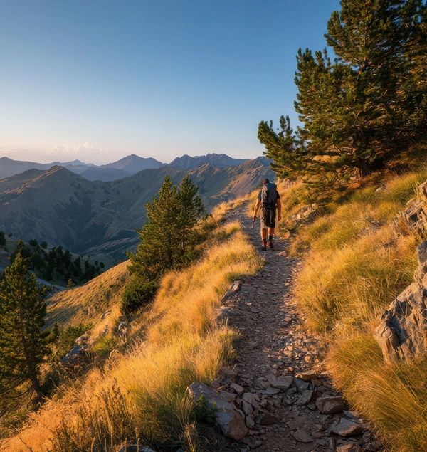 Alpine trekking routes