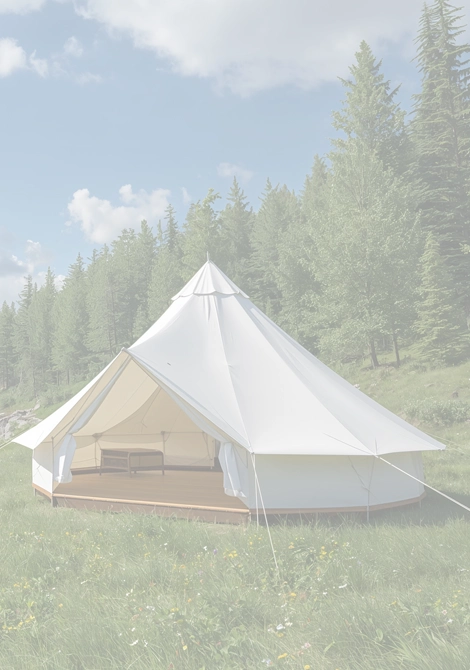 Canvas bell tents